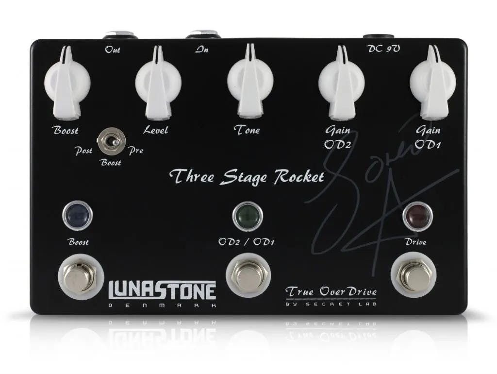 Three Stage Rocket Guitar Pedal By Lunastone