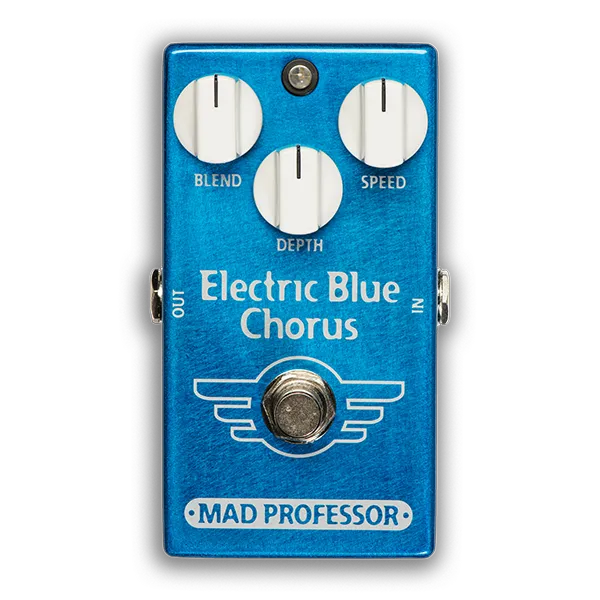 Electric Blue Chorus Guitar Pedal By Mad Professor
