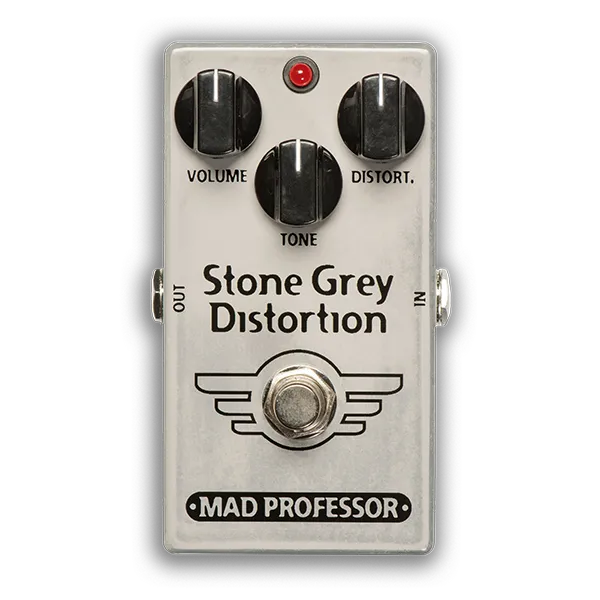 Stone Grey Distortion Guitar Pedal By Mad Professor
