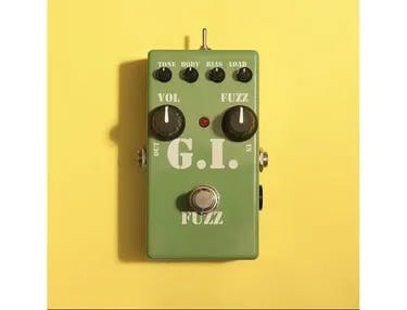 G.I. Fuzz Guitar Pedal By MI Audio