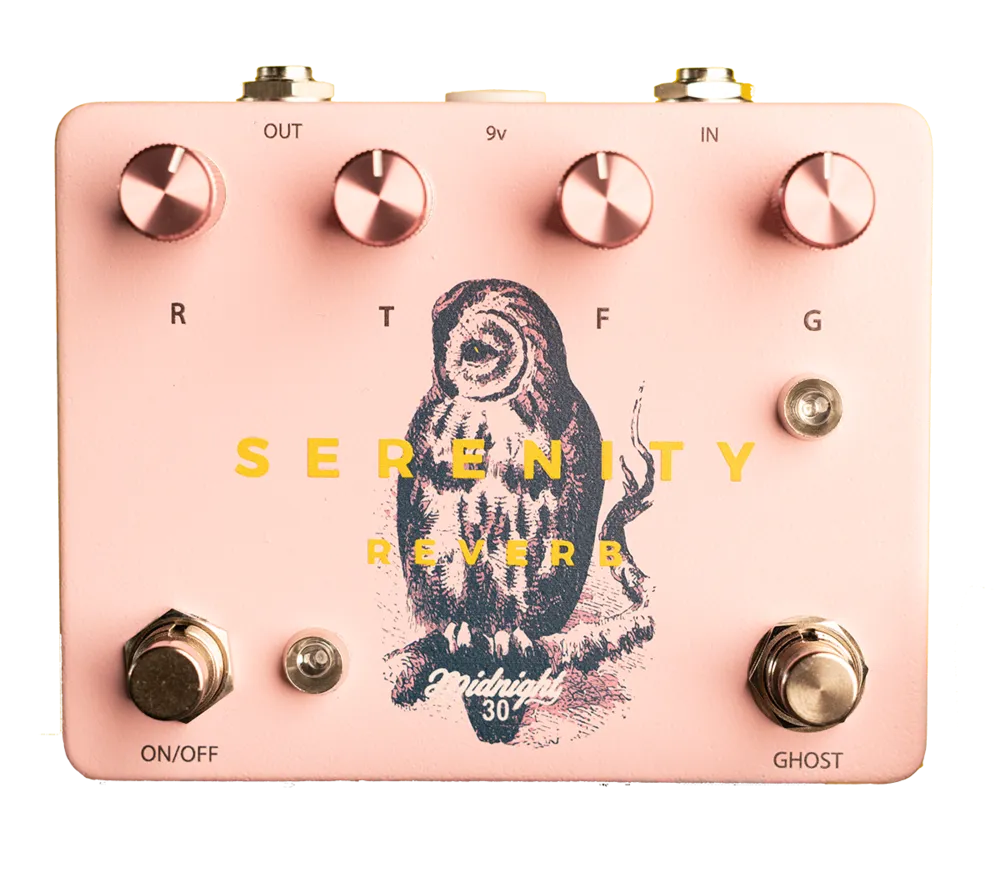 Serenity Reverb Guitar Pedal By Midnight 30 Music