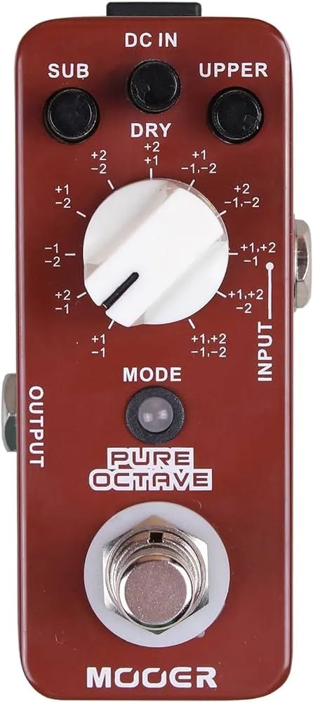 Pure Octave Guitar Pedal By MOOER