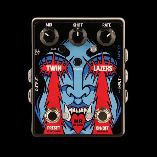 Twin-Lazers Guitar Pedal By Mr. Black