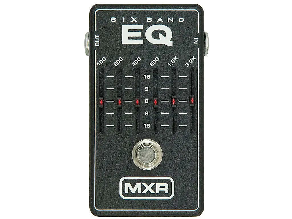 M109 Six Band EQ - Black Guitar Pedal By MXR