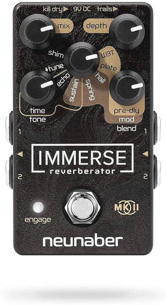 Immerse Reverberator Mk II Guitar Pedal By Neunaber Audio