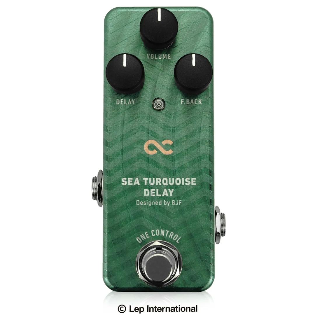 Sea Turquoise Delay Guitar Pedal By One Control