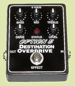 Destination Overdrive II Guitar Pedal By Option 5