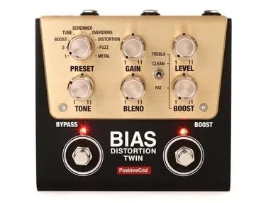 BIAS Distortion Twin Guitar Pedal By Positive Grid