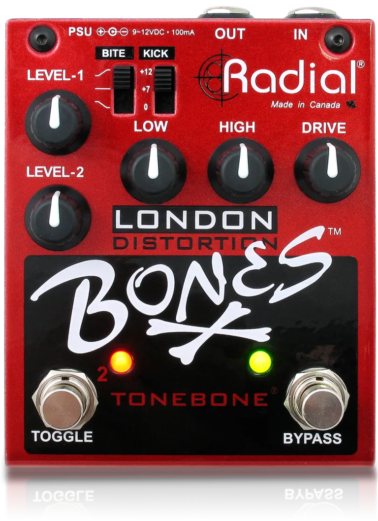 Bones London Guitar Pedal By Radial
