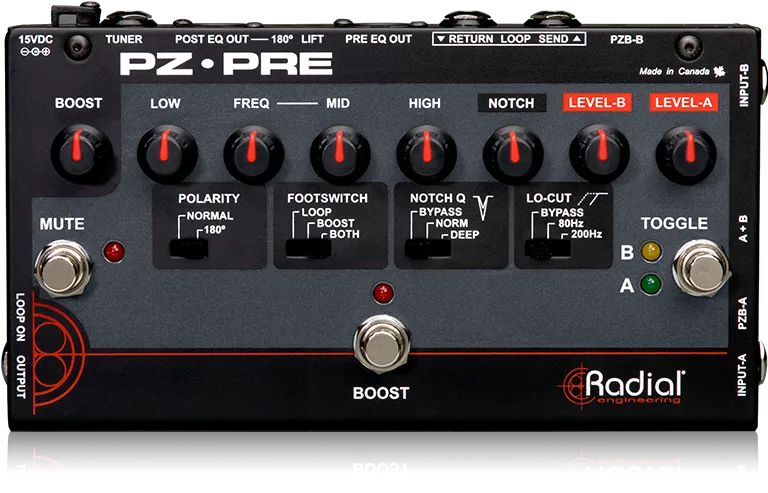 Tonebone PZ-Pre Guitar Pedal By Radial