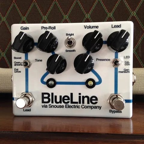 Blueline Overdrive Guitar Pedal By Snouse