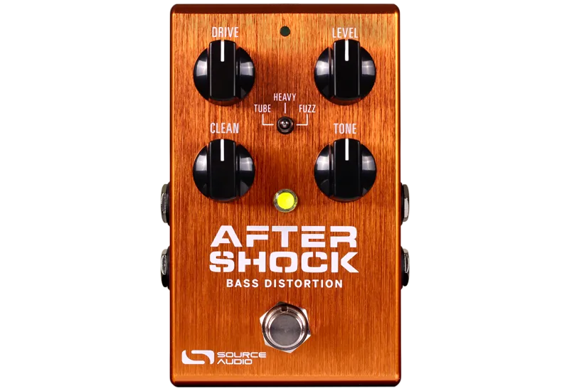 Aftershock Bass Distortion Guitar Pedal By Source Audio