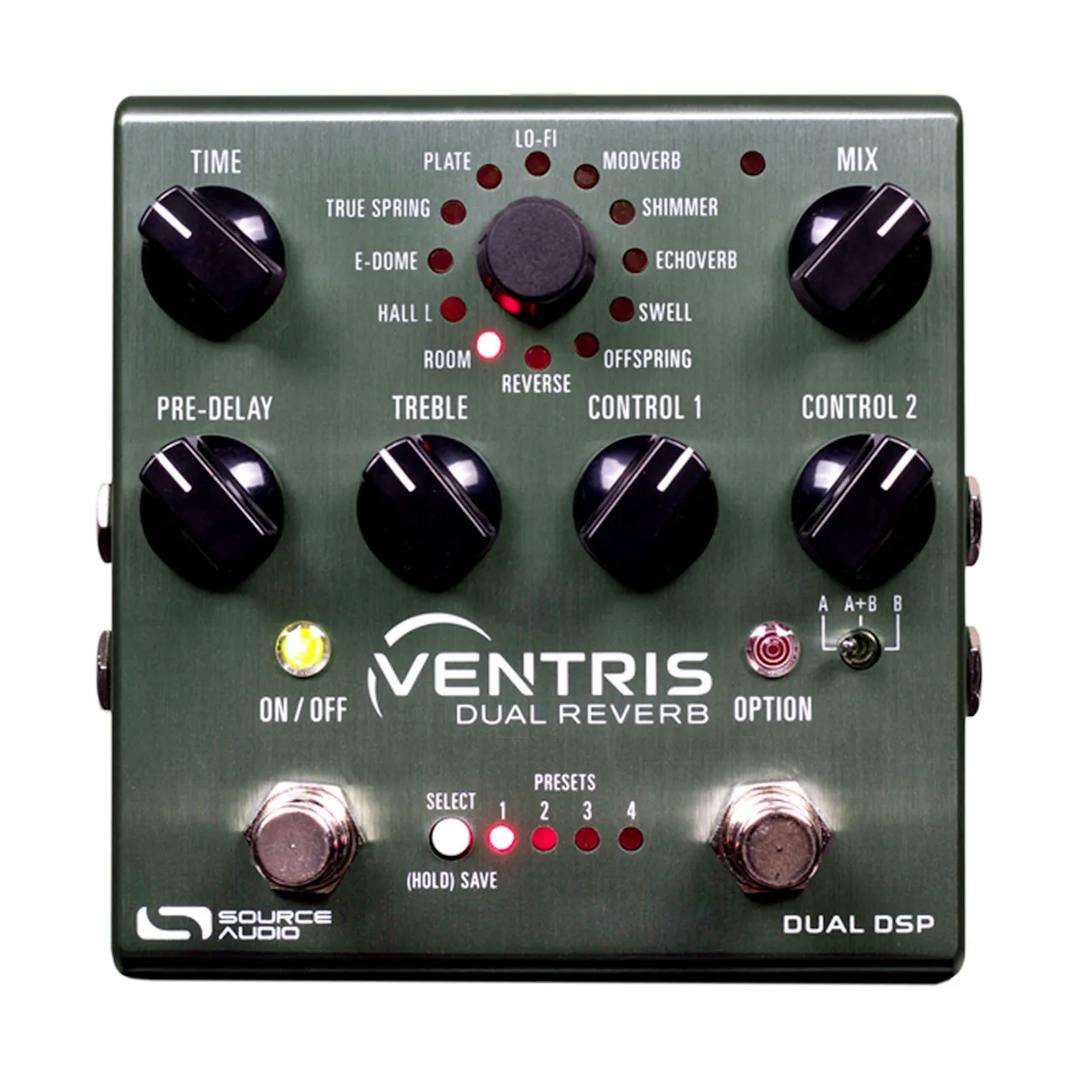 Ventris Dual Reverb Guitar Pedal By Source Audio