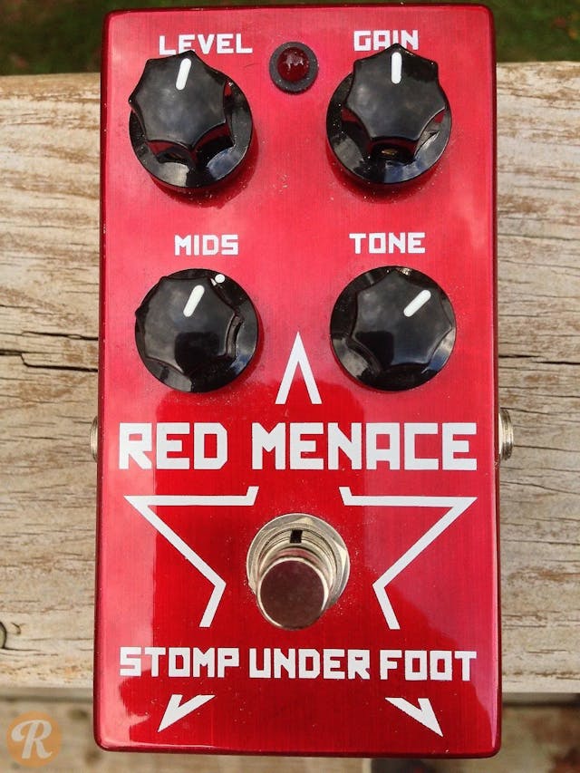 Red Menace Guitar Pedal By Stomp Under Foot