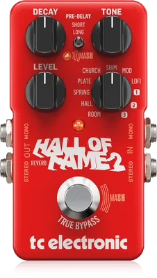 Hall Of Fame 2 Reverb Guitar Pedal By TC Electronic