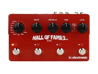 Hall Of Fame 2 x4 Reverb Guitar Pedal By TC Electronic