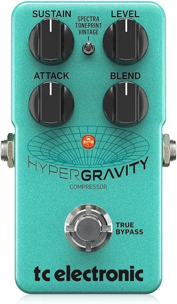 HyperGravity Compressor Guitar Pedal By TC Electronic