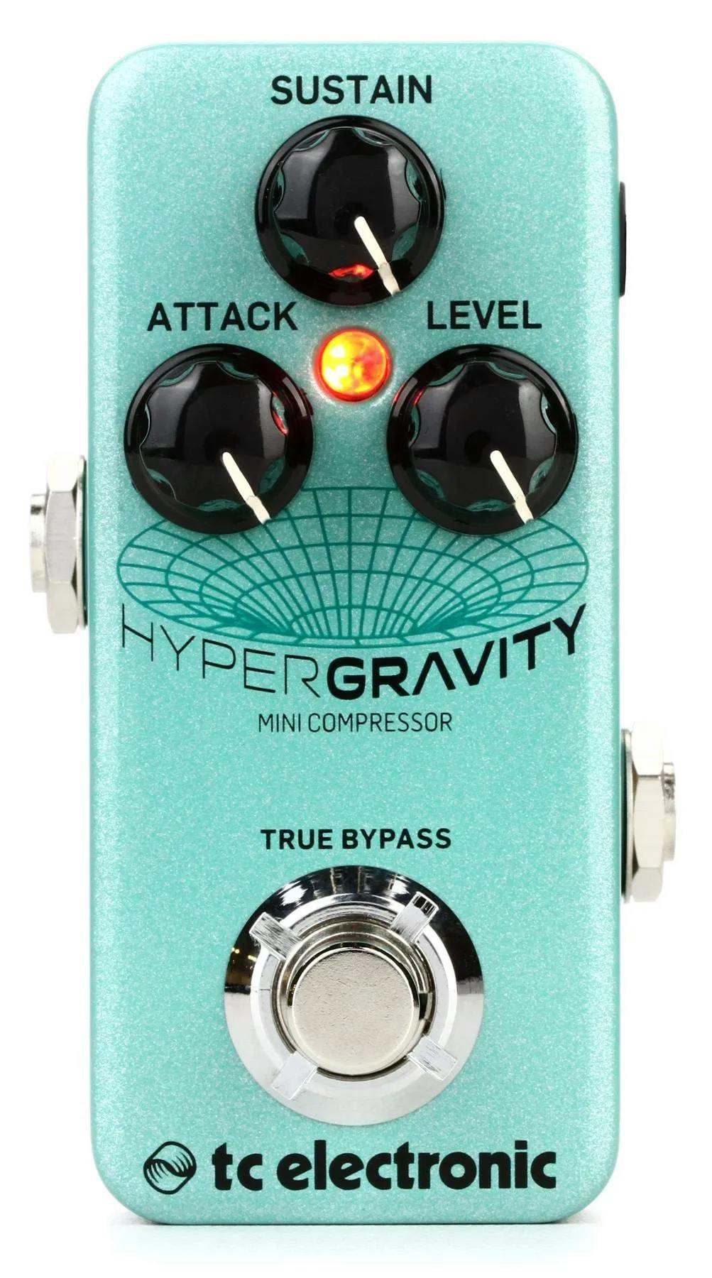 HyperGravity Mini Compressor Guitar Pedal By TC Electronic