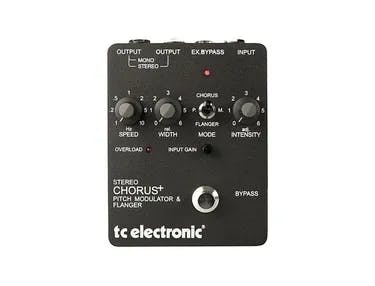 SCF Stereo Chorus and Flanger Guitar Pedal By TC Electronic