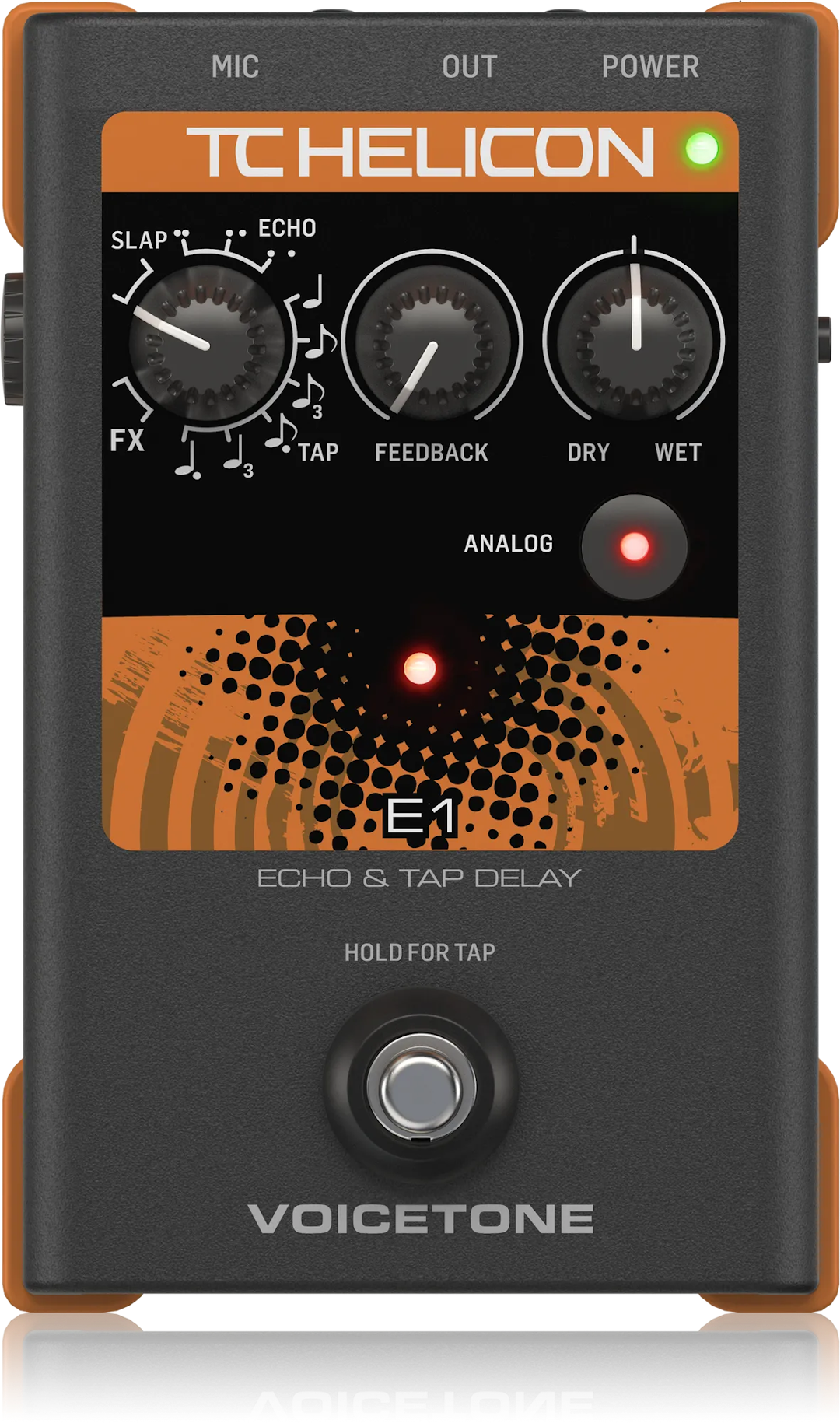 VoiceTone E1 Guitar Pedal By TC Helicon