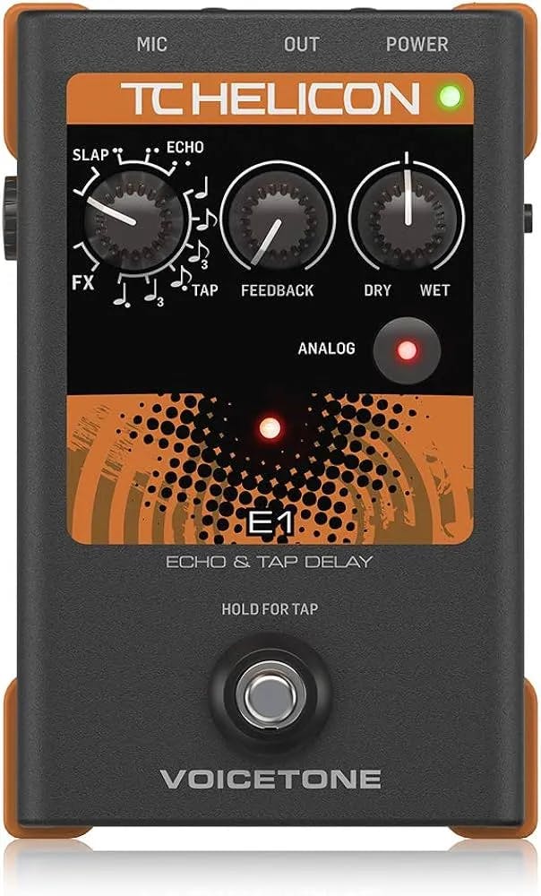 VoiceTone E1 Guitar Pedal By TC Helicon