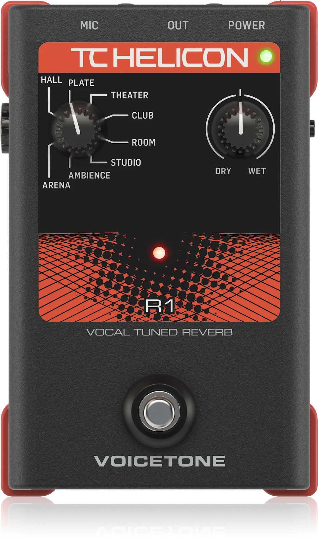 VoiceTone R1 Guitar Pedal By TC Helicon
