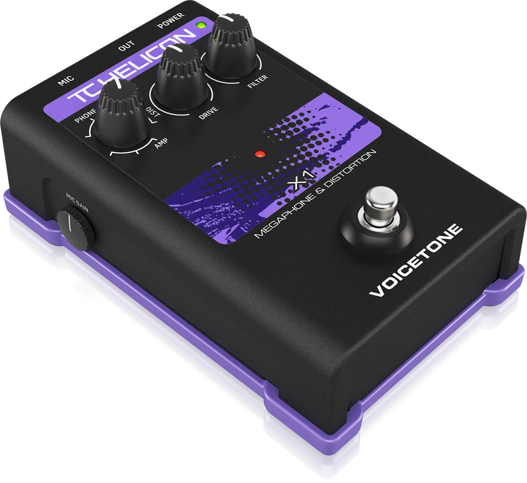VoiceTone X1 Guitar Pedal By TC Helicon