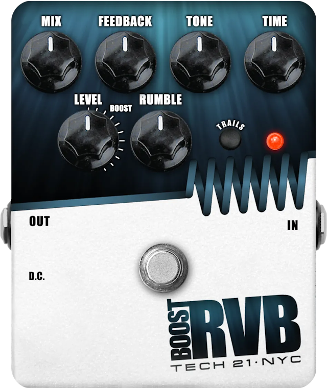 Boost R.V.B. Guitar Pedal By Tech 21