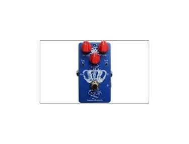 Crown British Overdrive Pedal Guitar Pedal By Tsakalis AudioWorks