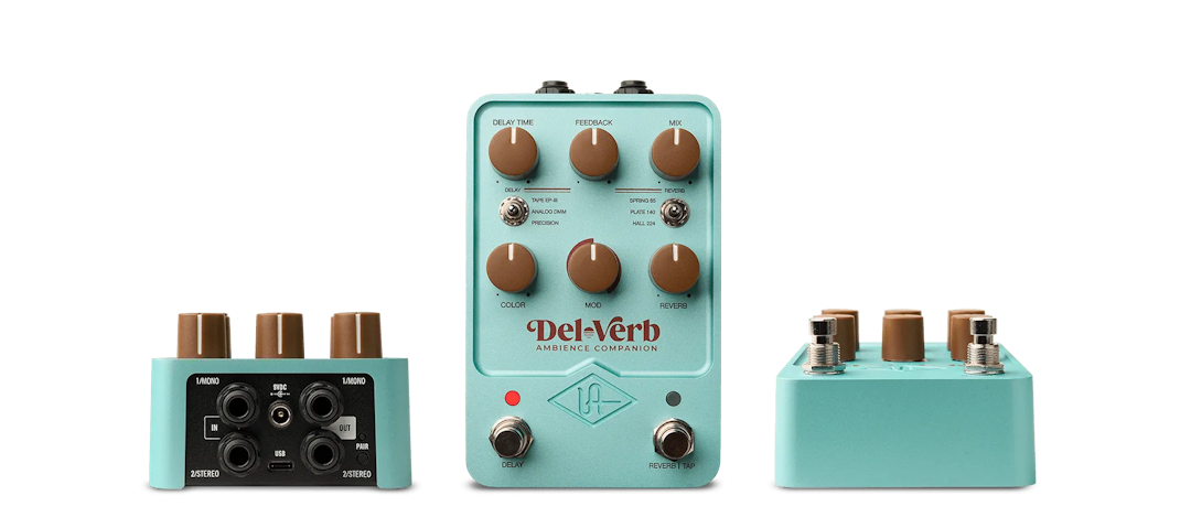 Del-Verb Ambience Companion Guitar Pedal By Universal Audio