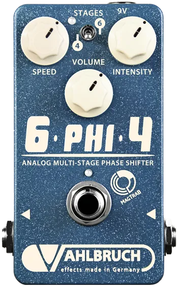 6 PHI 4 Phaser Guitar Pedal By Vahlbruch