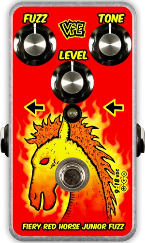 Fiery Red Horse Guitar Pedal By VFE