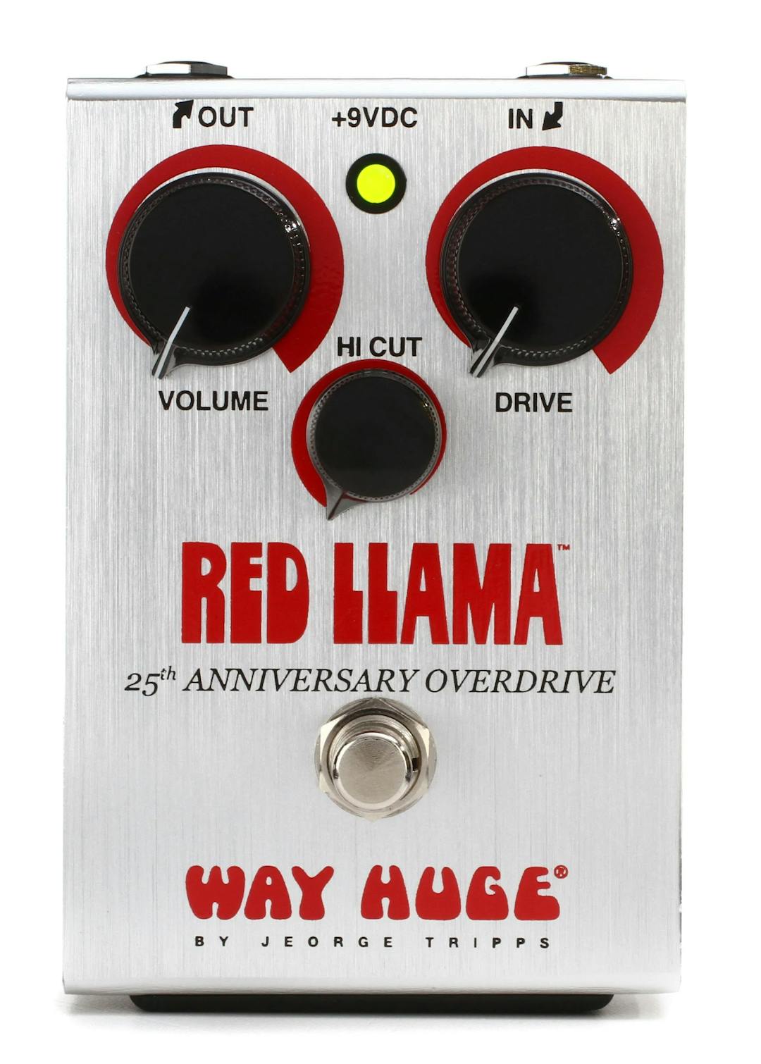 Red Llama 25th Anniversary Guitar Pedal By Way Huge