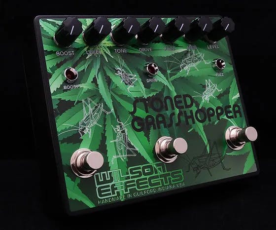 Stoned Grasshopper Guitar Pedal By Wilson Effects