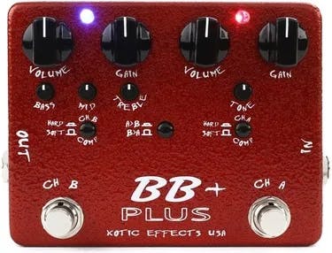 BB Plus Preamp and Boost Guitar Pedal By Xotic Effects