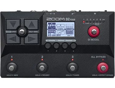 B2 Four Bass Multi-effects Processor Guitar Pedal By Zoom