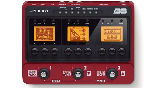 B3 Guitar Pedal By Zoom