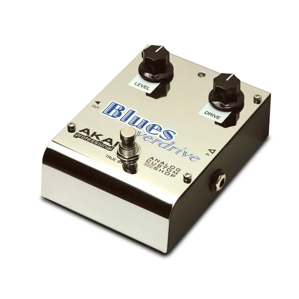 Analog Custom Shop Blues Overdrive Guitar Pedal By Akai