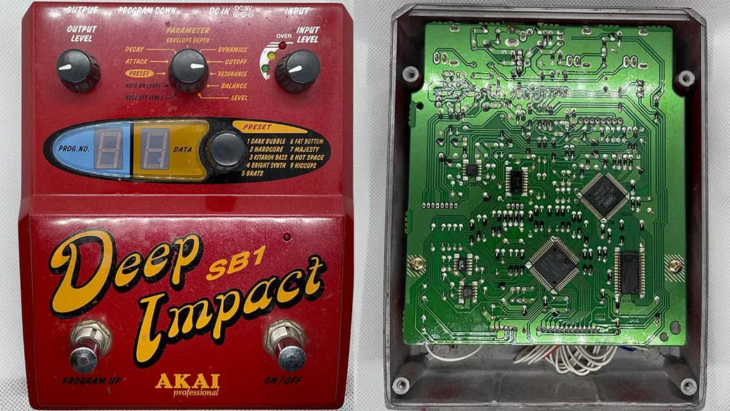 SB1 Deep Impact Guitar Pedal By Akai