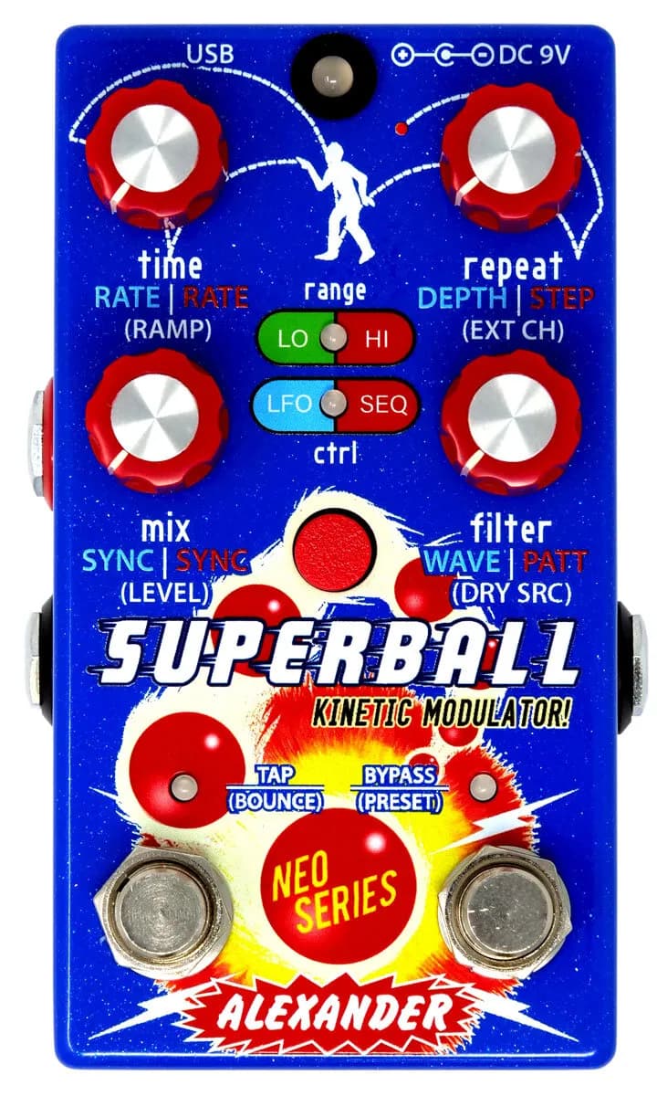 Superball Guitar Pedal By Alexander Pedals