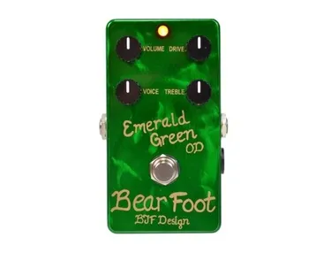 Emerald Green Overdrive Guitar Pedal By Bearfoot FX