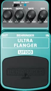 UF100 Ultra Flanger Guitar Pedal By Behringer