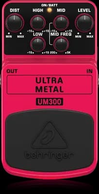 UM300 Ultra Metal Guitar Pedal By Behringer