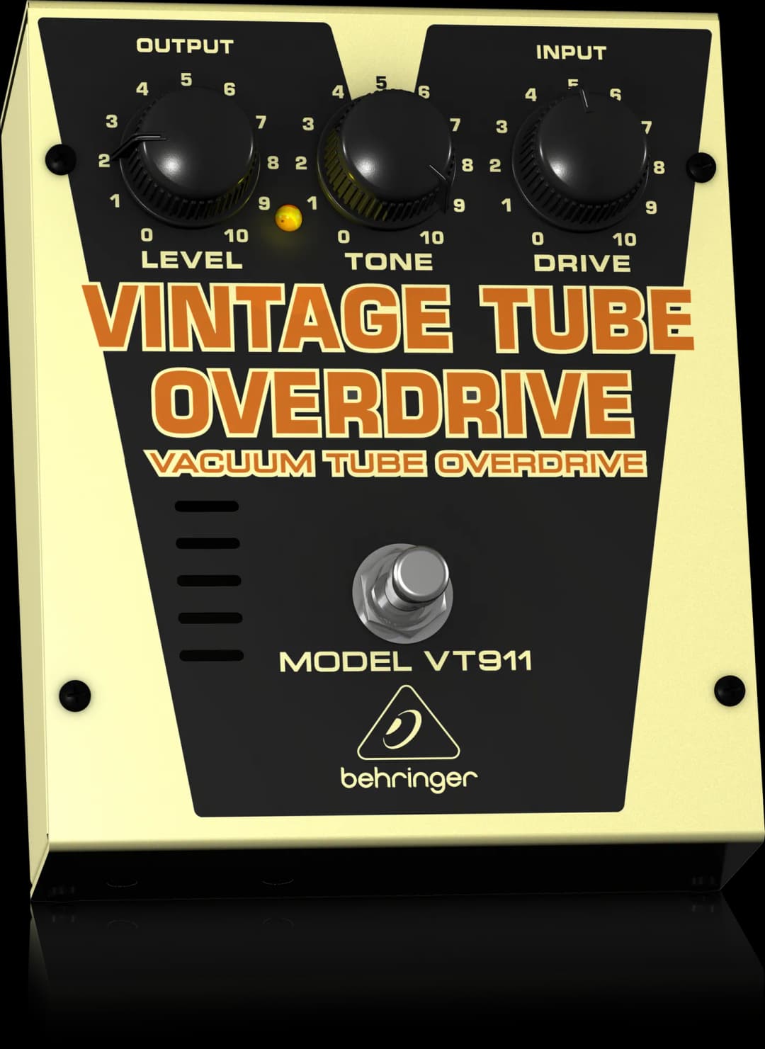 VT911 Vintage Tube Overdrive Guitar Pedal By Behringer
