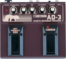 AD-3 Acoustic Instrument Processor Guitar Pedal By BOSS