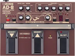 AD-8 Acoustic Guitar Processor Guitar Pedal By BOSS