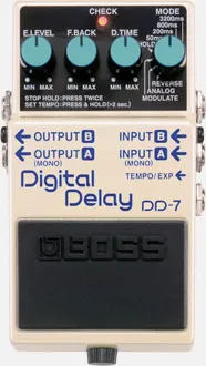 DD-7 Digital Delay Guitar Pedal By BOSS