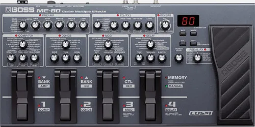ME-80 Guitar Multiple Effects Guitar Pedal By BOSS