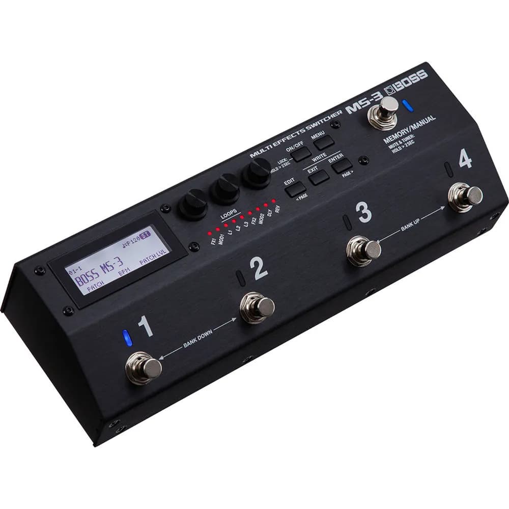 MS-3 Multi Effects Switcher Guitar Pedal By BOSS