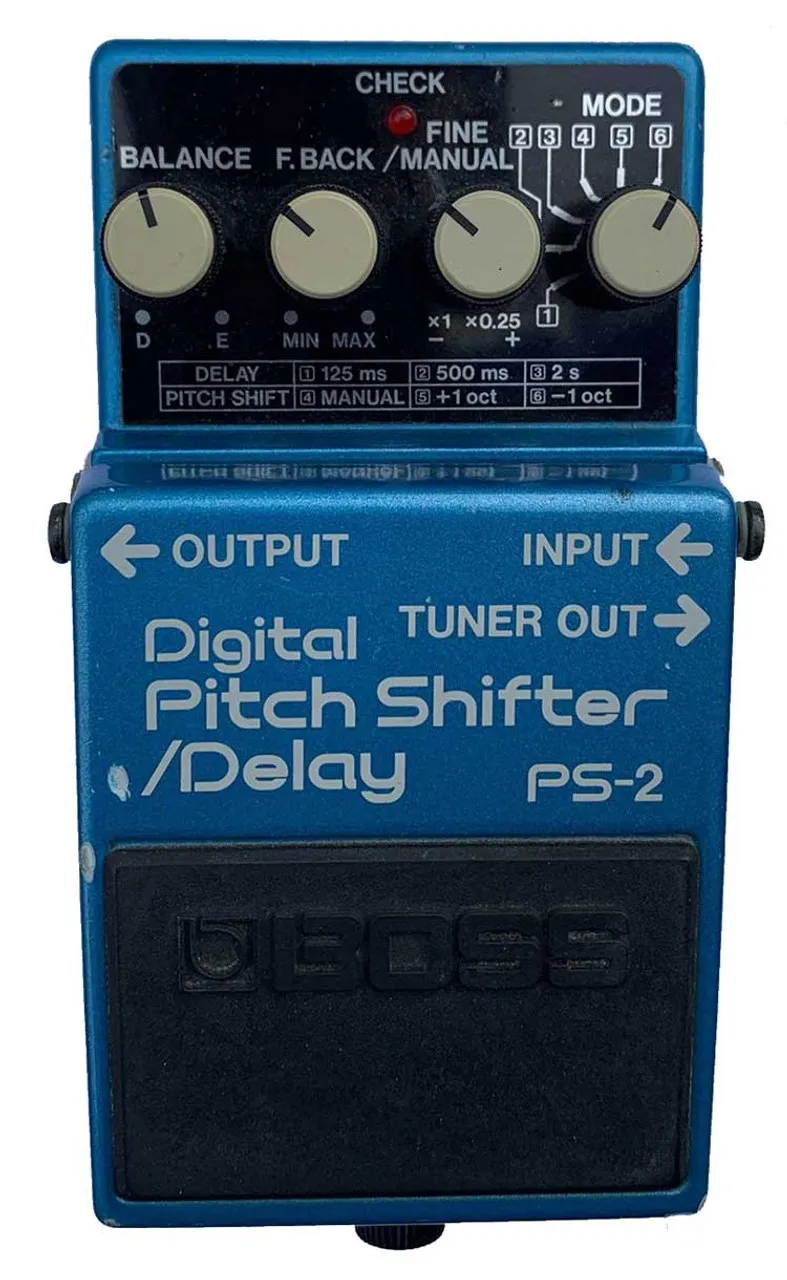 PS-2 Digital Pitch Shifter/Delay Guitar Pedal By BOSS